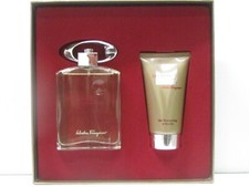 Incanto Pour Homme by Salvatore Ferragamo Men Set 3.4 oz EDT Spray  Shower Gel