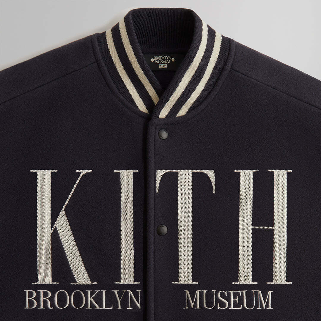 Kith for the Brooklyn Museum Wool Varsity Jacket (ALL SIZES Kith for the Brooklyn Museum Wool Varsity Jacket (ALL SIZES