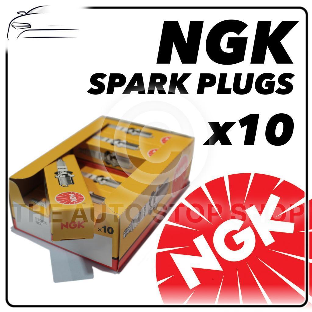 10x NGK SPARK PLUGS Part Number BR9ET Stock No. 4528 New Genuine NGK SPARKPLUGS