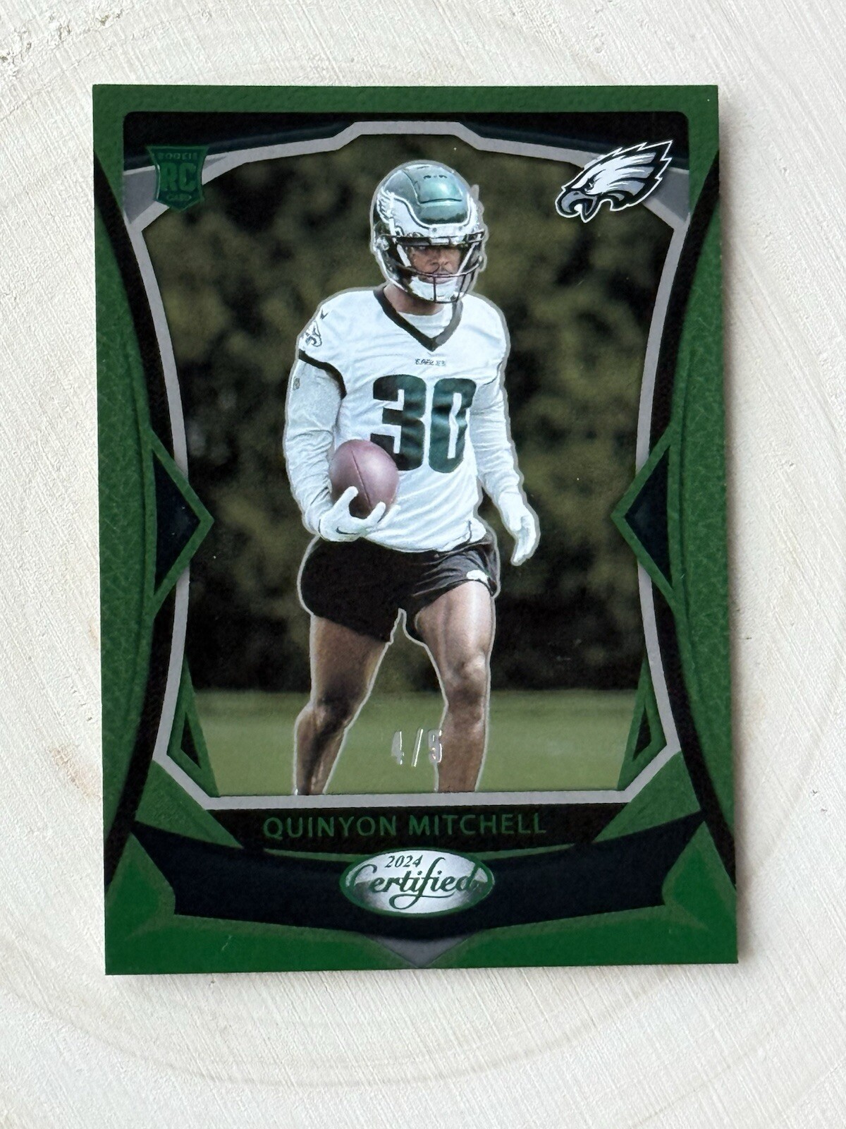 2024 Certified - Green #116 Quinyon Mitchell 4/5 Eagles COLOR MATCH!