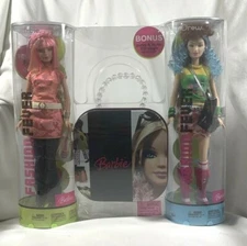 2004 FASHION FEVER BARBIE & DREW GIFT SET BONUS PURSE & MUSIC CD UNOPENED