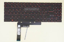 New For MSI Katana GF66 11SC 11UE 11UD 11UC 11UG keyboard Red backlit Nordic ND