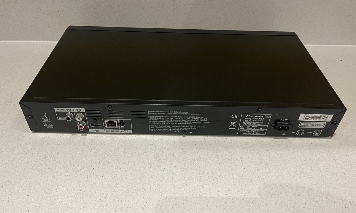 Pioneer BDP-160 3DWiFi SACD Ripping Mediatek Multi Region DVD 1-6