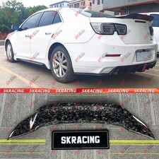 Carbon Fibergloss Black Rear Duckbill Spoiler Wing For Chevrolet Malibu 13-15 Carbon Fibergloss Black Rear Duckbill Spoiler Wing For Chevrolet Malibu 13-15