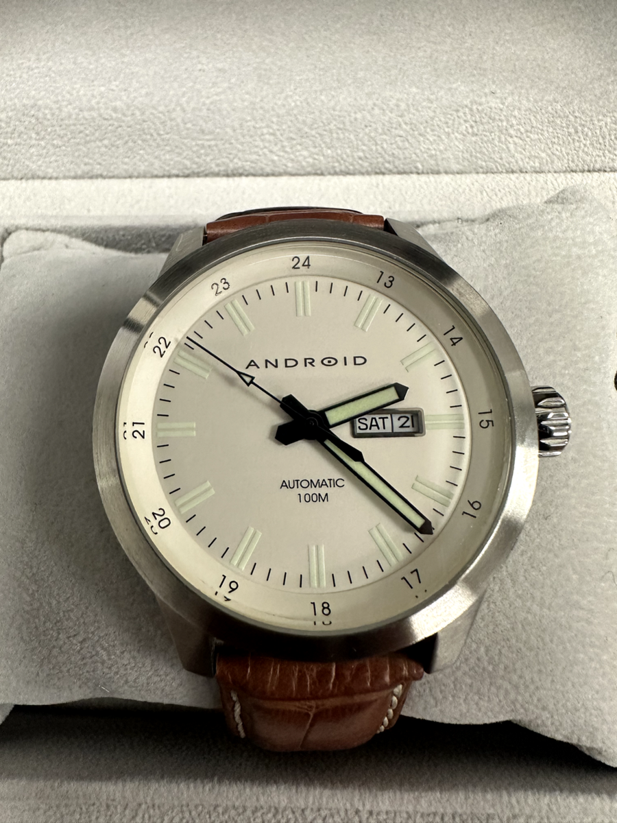 Men's Android Automatic Watch 21 Jewels AD340 With Box And Papers