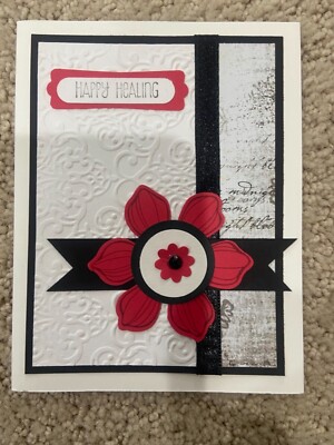 Beautiful bunch flower shop get well card kit of 10 made w/ Stampin' Up!