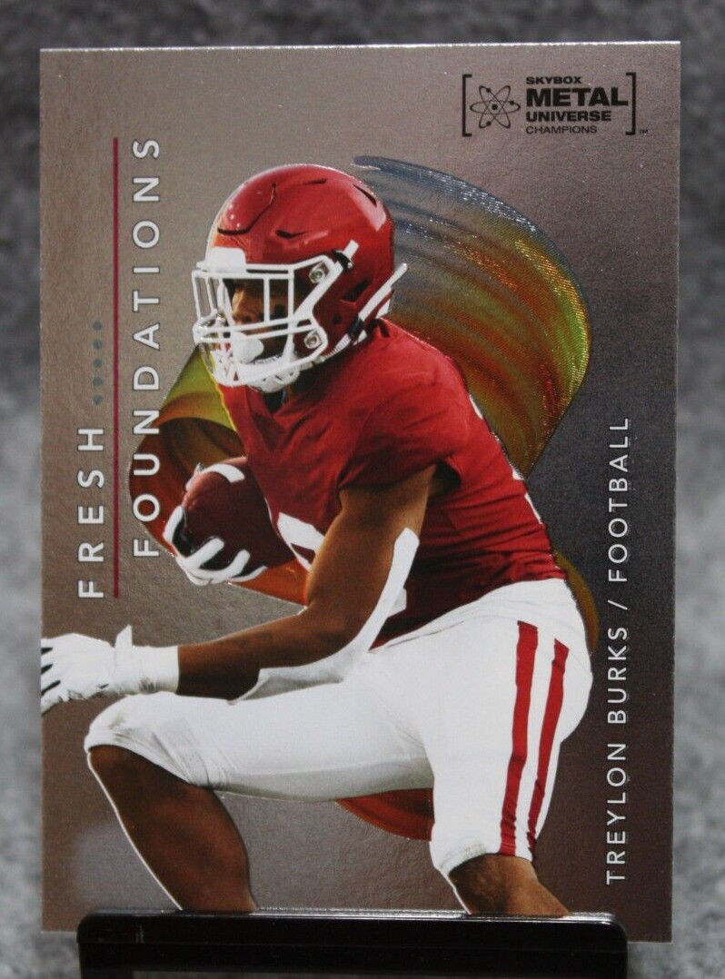 2022 Skybox Metal Universe Champions Treylon Burks Fresh Foundations #FF8