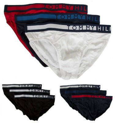 TOMMY HILFIGER Men's 3 Pack Briefs Tripack Panties Item UM0UM01227 BRIEF 