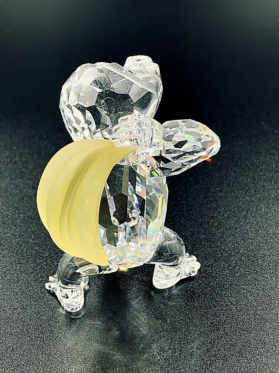 SWAROVSKI SILVER CRYSTAL YOUNG GORILLA 7618 000 002 - BOX