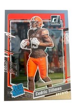 2023 Panini Clearly Donruss - Rated Rookie Cedric Tillman #54 (RC)