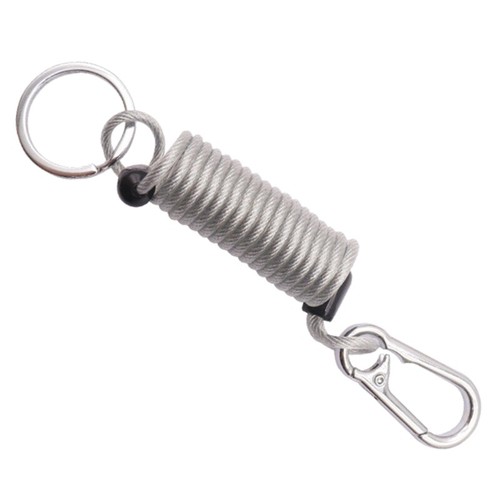 Key Hook Keychains for Backpacks Stretchy Spirals Keyring Coil Spring Keychains - 第 9/14 張圖片