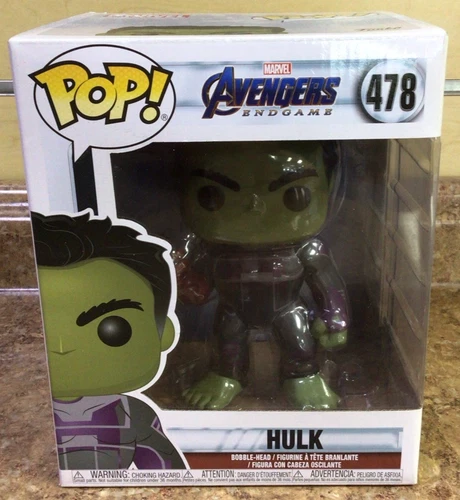 Funko Pop! Marvel Avengers Endgame Hulk Bobblehead #478 *NUEVO EN CAJA* Envío Gratis