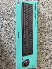Logitech Wireless Combo Full-Size Keyboard With Mouse. Tested And Working