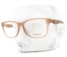 Coach Eyeglasses HC 6231U 5808 Glasses Milky Light Brown 54-16-140 with Case