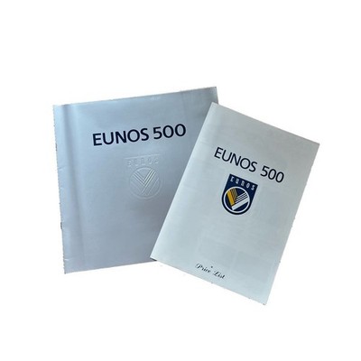 Mazda Eunos 500 Pamphlet Original Catalog Price List Large Format