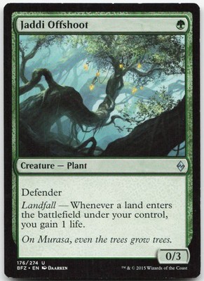 Jaddi Offshoot 176 Uncommon Battle for Zendikar Lightly Played