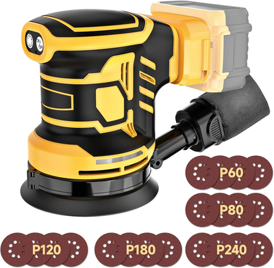#ad #ad 5 Inch Random Orbital Sander Cordless Sanding Machine Compatible with Dewalt... $69.95