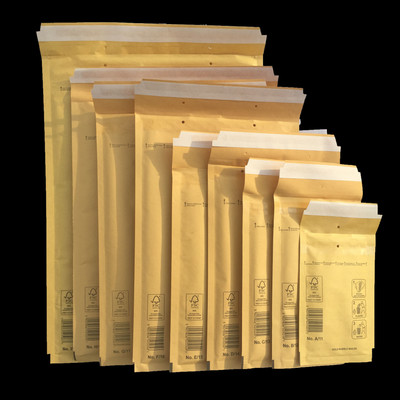 Luftpolster Versandtaschen A111 B12 C13 D14 E15 F16 G17 H18 J19 K20 CD Weiß Gold