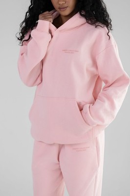 Comfrt Pastel Hoodie + Jogger Sweatpants Bundle XS Bubblegum Pink Oversized Fit