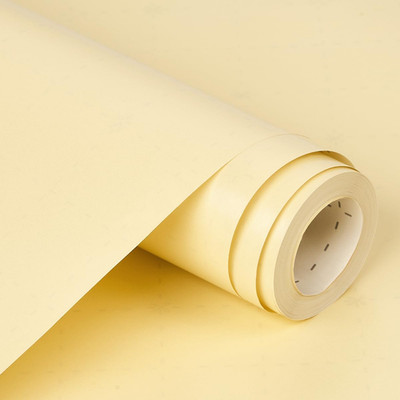 Gelbes, mattes Geschenkpapier: 12 m x 43 cm, einfarbig, leuchtend, ideal für Wei