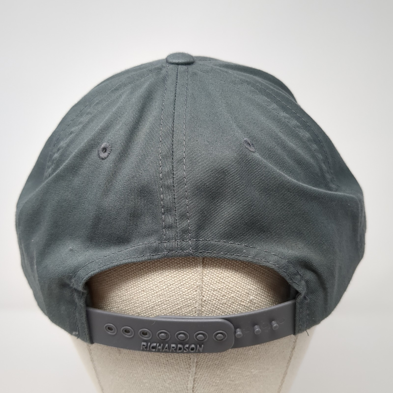 208 Patch Snapback Hat Gray One Size Adjustable V… - image 6