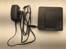 CISCO SPA232D MULTI-LINE ATA VOIP MOBILITY ADAPTER SIP BASE  POWER SUPPLY