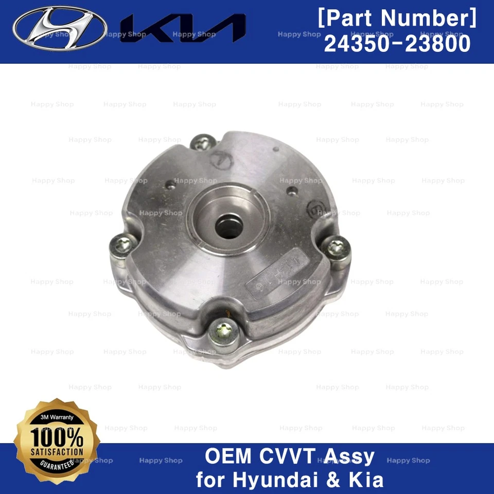 Conjunto CVVT genuino OEM 2435023800 para Hyundai Elantra Tiburon Kia Soul Spectra Foto 3 de 3