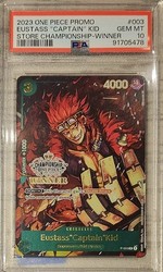 Eustass 'Captain' Kid P-003 Store Championship Winner Promo