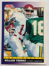 1991 Score #585 William Thomas Philadelphia Eagles