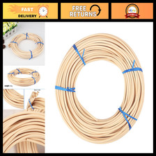 66 Ft Natural Cane Webbing Roll, 8 Spline for DIY Furniture  Wicker Weaving