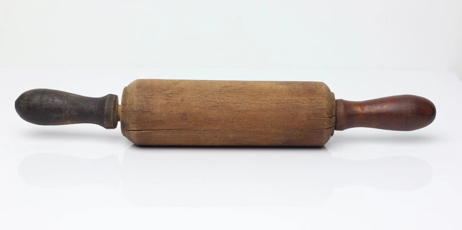 Antique German Miniature Wood Rolling Pin 1890 Child's