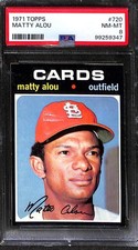 1971 Topps #720 MATTY ALOU PSA 8 NM-MT 99259347 
