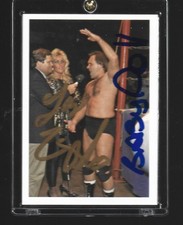 106  LARRY ZBYSZKO  BABY DOLL  VERY RARE 1988 Signed NWA Wonderama Card w/COA