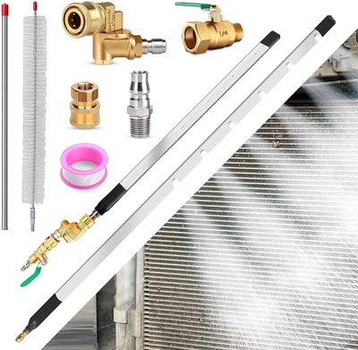 #ad Radiator Cleaning Wand 47quot; amp; 24quot; Pressure Washer Wand Radiator Cleaner W 25°Fan $63.98