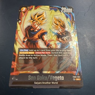 Dragon Ball Fusion World, Son Goku/Vegeta FB09-082, Holo, Pack Fresh | eBay