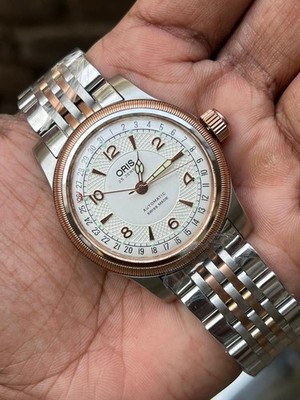 Oris Big Crown Pointer Date Automatic Two Tone Men's Watch