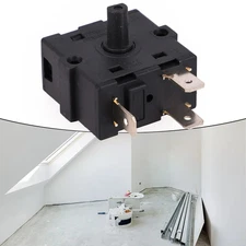 Efficient Temperature Control Rotary Switch Selector for Electric Room Heater