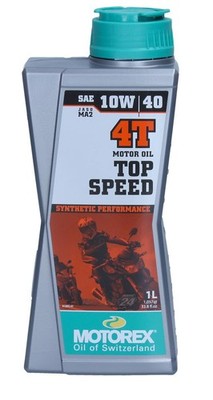 Motorex Top Speed 4T 10W40 Synthetisches Viertakt Motorenöl 1Liter