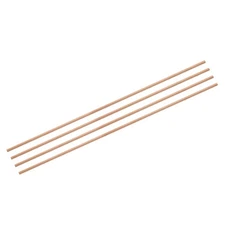 4 Pack Pure Copper Round Rod 5mm/0.2 Inch Dia 13.94 Inch Length Copper Rod