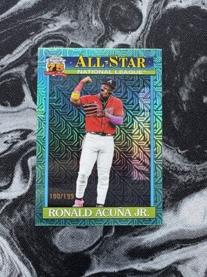 2026 Topps Series 2 Silver Pack Mojo Ronald Acuña Jr. /199 Blue Braves #91ASC-34