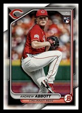 Andrew Abbott 2024 Bowman #70 Cincinnati Reds ROOKIE RC *025