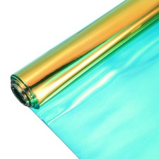 Holographic Clear Vinyl Film Holographic PVC Fabric 12"x48",Laser Green
