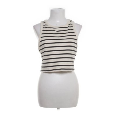 H&M, Tank­top, Größe: L, Schwarz/Weiß, Baumwolle/Elasthan, Streifen #zlJ