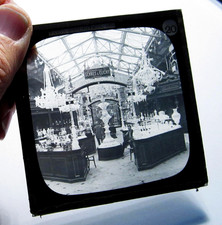 Paris Expo 1889 Sevres und Glichy Glas Antik Foto Zauber Laterne Dia #1492