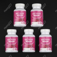 Capsules Rosabella Supports Blood Pressure 60Ct Organic Beet Root Powder 5 PACK