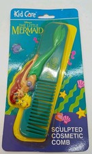 Vintage 1990's Disney The Little Mermaid Sculpted Cosmetic Comb Kid Care NIB