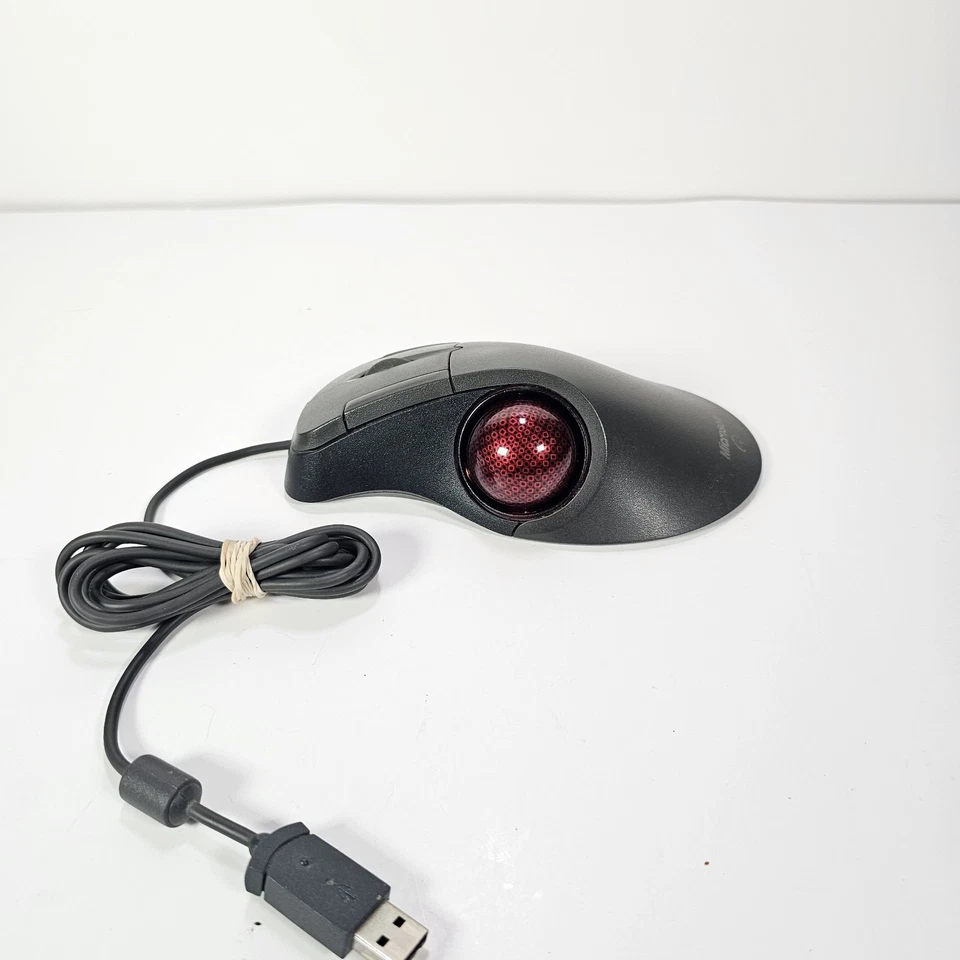 Microsoft Trackball Optical 1.0 Trackball Mouse X05-87475 USB Wired - Image 2 of 4