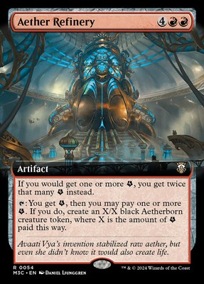 Aether Refinery- Commander Modern Horizons 3  Extended Art Regular MTG-NM