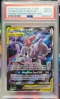 PSA 8 NM-MT Mewtwo & Mew GX Black Star Promo Full Art Holo 2019 Pokemon SM191