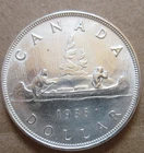 1936 Canada Silver Dollar Coin. AU+/UNC NICE GRADE  $1 (D434)